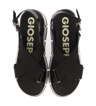 Gioseppo Black Lamole sandals -Height wedge: 5,5cm