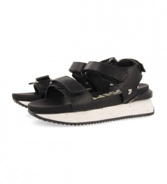 Gioseppo Sandals 65419 black -Height cua 5,5 cm