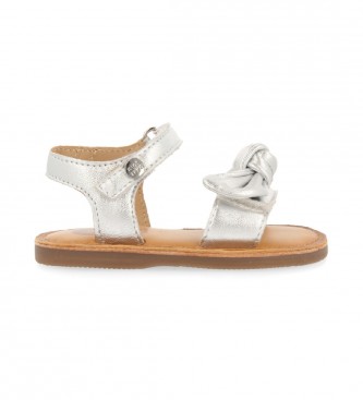 Gioseppo Sandalias de piel Elne plata - Tienda Esdemarca moda, calzado y  complementos - zapatos de marca y zapatillas de marca