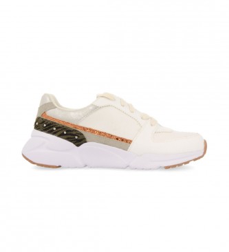 Gioseppo Sneakers bianche Lusby, stampa animalier