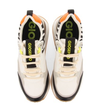 Gioseppo Sneakers Arsoli white, animal print -Height cua 6cm
