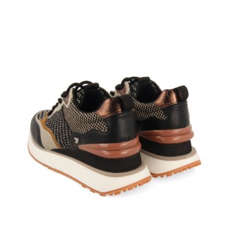 Gioseppo Sneakers with brown kunda external wedge