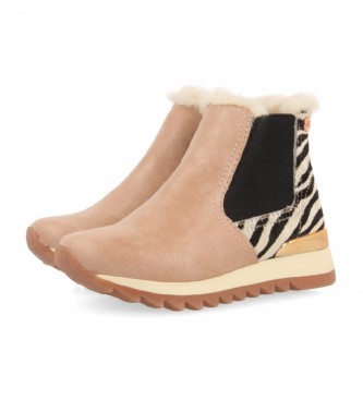 Gioseppo Ankle boots Ketzin beige, animal print