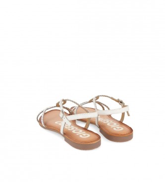Gioseppo Leather Sandals Ossian white