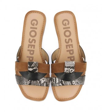 Gioseppo Leather sandals Lantana multicoloured