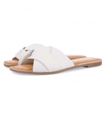 Gioseppo Junius leather sandals white broken