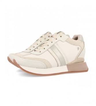 Gioseppo Sneakers 60810P beige -Height wedge and sole: 5.8cm