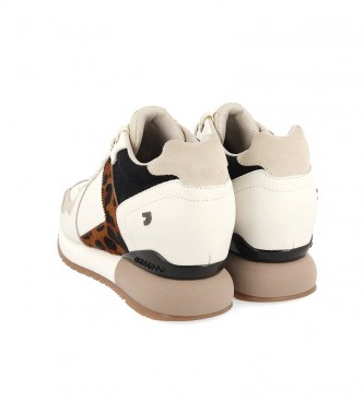 Gioseppo Sneakers 60831P beige -Height wedge and sole: 5.8cm