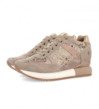 Gioseppo Rapla beige shoes - wedge height: 5,8 cm
