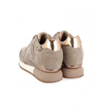 Gioseppo Rapla beige shoes - wedge height: 5,8 cm