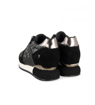 Gioseppo Black Rapla shoes - wedge height: 5,8 cm