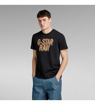 G-Star 3D-Punkte-T-Shirt schwarz