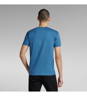 G-Star T-shirt 3D pontilhada azul