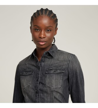 G-Star Chemise 3301 Denim noir