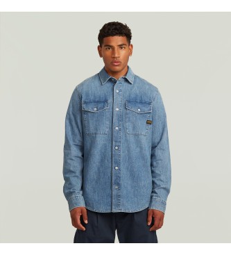 G-Star Camicia slim fit in denim marino blu