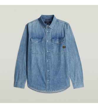 G-Star Camicia slim fit in denim marino blu