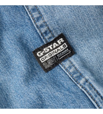 G-Star Slanted Double Regular Hemd blau
