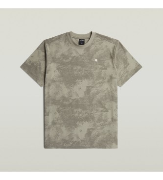 G-Star T-shirt � imprim� allover kaki