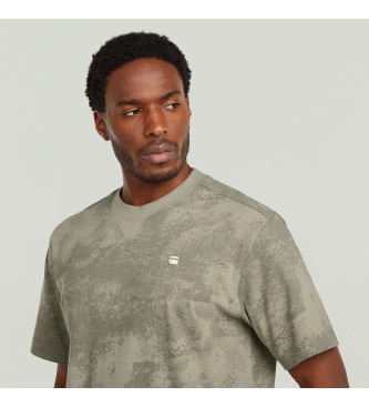 G-Star T-shirt � imprim� allover kaki