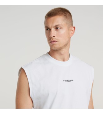 G-Star Camiseta Boxy Sleeveless blanco
