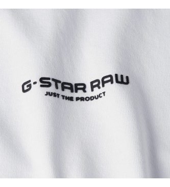 G-Star Pudełkowa koszulka bez rękawów biała
