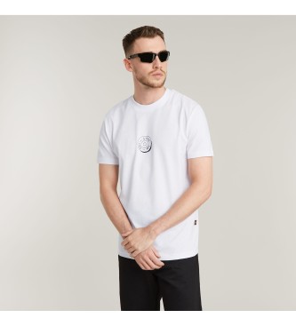 G-Star Button Illustration T-shirt white