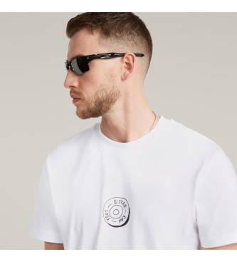 G-Star Button Illustration T-shirt white