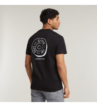 G-Star T-shirt d'illustration  boutons noir
