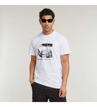 G-Star T-shirt Cape Town biały