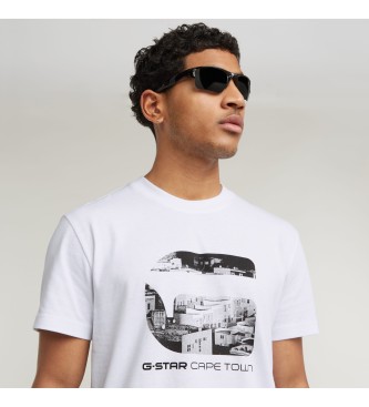 G-Star T-shirt Cape Town biały