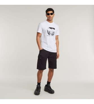 G-Star T-shirt Cape Town biały