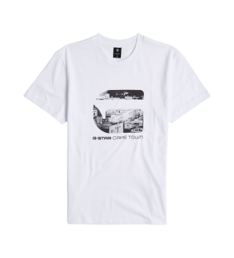 G-Star T-shirt Cape Town biały