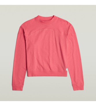 G-Star T-shirt Konstruerad rosa