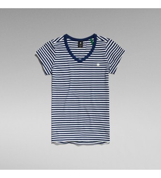 G-Star Eyben Stripe T-shirt navy