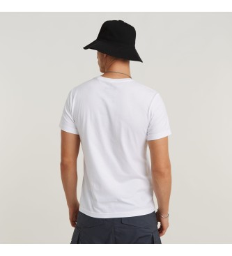 G-Star T-shirt z ramką Palm Originals biały