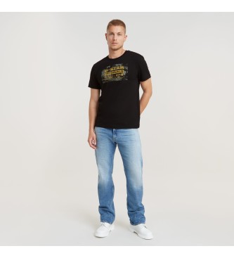 G-Star Ingelijst Palm Originals T-shirt zwart