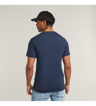 G-Star T-shirt Graw Slim azul