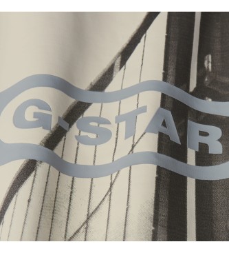 G-Star HQ Oldskool Logo Lash T-shirt blue