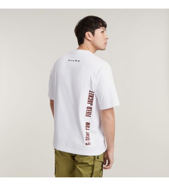 G-Star T-shirt Modelkit Print Boxy wit