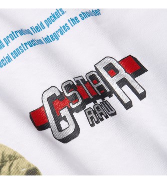 G-Star T-shirt Modelkit Print Boxy wit