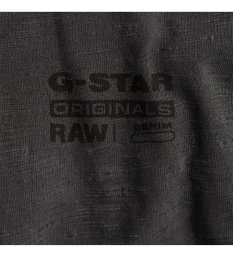 G-Star Koszulka Musa Stencil Pigment Dye w kolorze czarnym