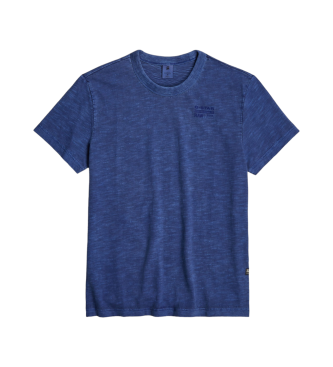 G-Star T-shirt Musa Stencil Pigment Dye azul