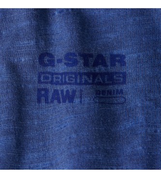 G-Star Musa Stencil Pigment Dye T-shirt blauw