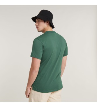 G-Star Zielona koszulka Nifous