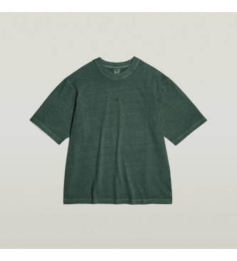 G-Star Overgeverfd Boxy T-shirt groen