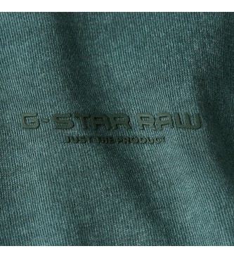 G-Star T-shirt boxy centrale sovratinta verde