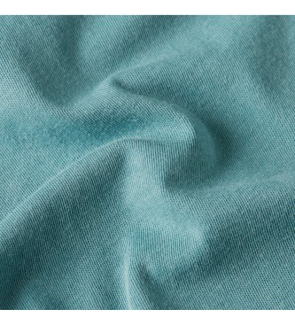 G-Star T-shirt Overgeverfd Eyben Slim V 2.0 blauw 