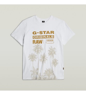 G-Star Palm Originals T-shirt hvid