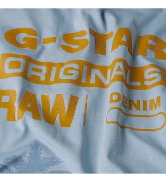 G-Star T-shirt Palm Originals azul