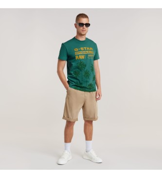 G-Star T-shirt Palm Originals verde